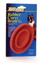 Rubber Curry Dog Brush