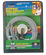 50 Ft Heavy Trolley Tie Out - Silver