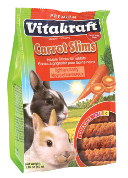Vitakraft Carrot Slims For Rabbits