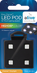 EASY CHANGE LED LIGHT POD FOR TRACK LIGHTING SYSTM