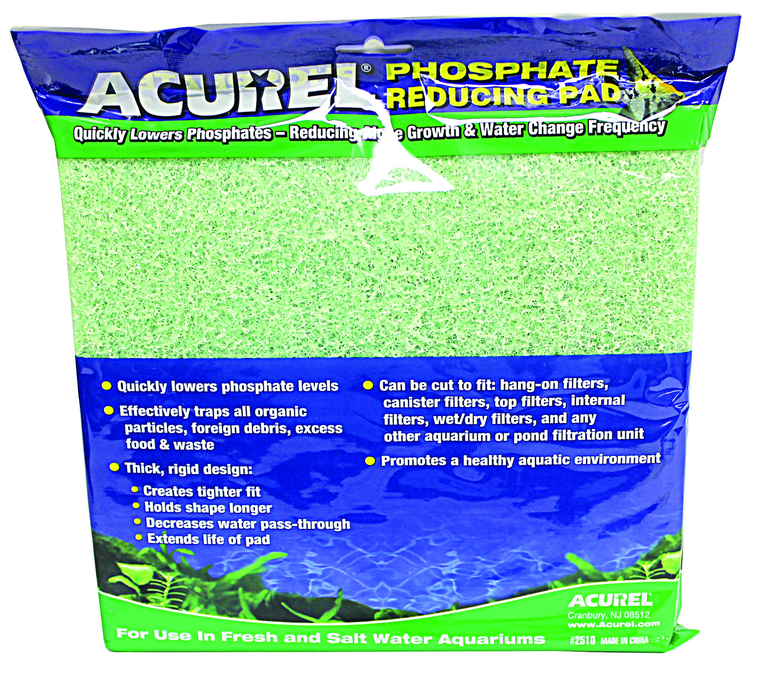 PHOSPHATE REDUCING INFUSED MEDIA PAD