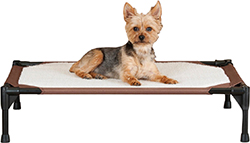 SELF-WARMING FLEECE PET COT