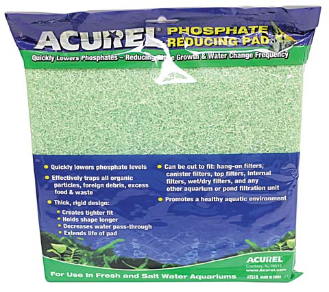 PHOSPHATE REDUCING INFUSED MEDIA PAD