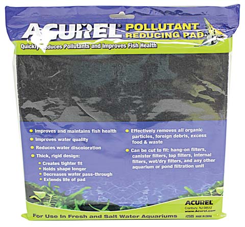 POLLUTANT REDUCING CARBON INFUSED MEDIA PAD