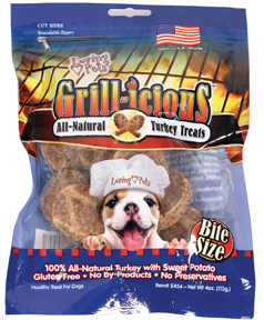GRILL-ICIOUS BITE SIZE ALL-NATURAL DOG TREATS