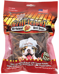 GRILL-ICIOUS BITE SIZE ALL-NATURAL DOG TREATS