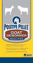 Positive Pellet Goat Wormer 25 lb