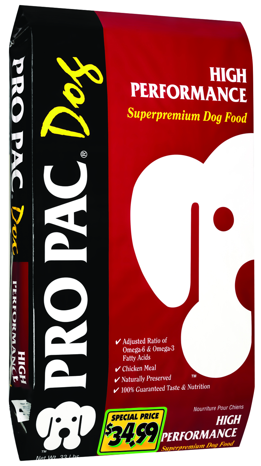 Pro Pac High Performance Dog Food - 33lbs.