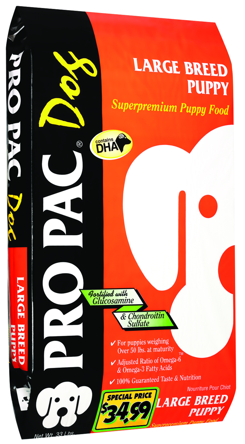 PRO PAC LARGE BREED PUPPY FOOD