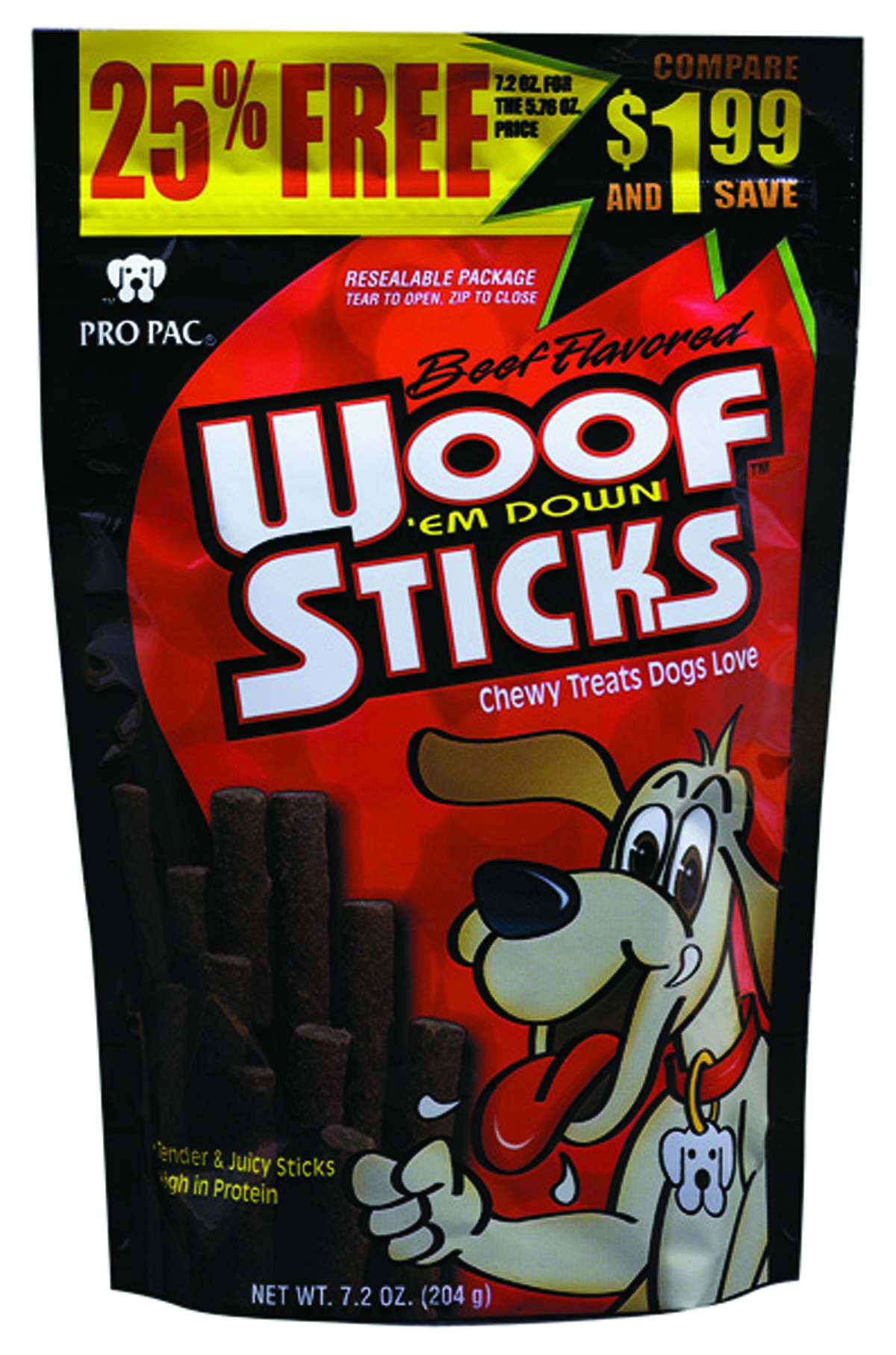 Woof Em Down Sticks 7.2Oz