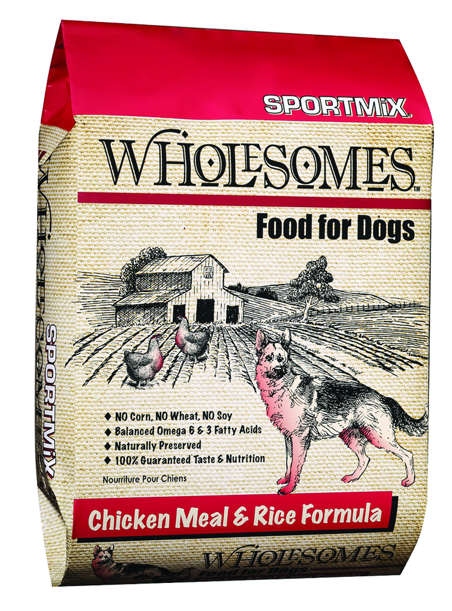 SPORTMIX WHOLESOMES DOG FOOD - CHICKEN MEAL & RICE
