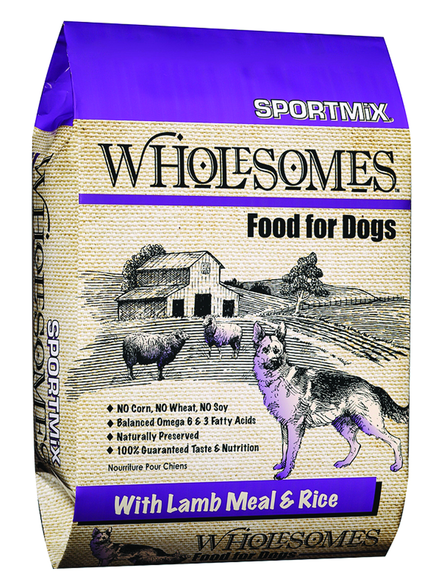 SPORTMIX WHOLESOMES DOG FOOD - LAMB MEAL & RICE