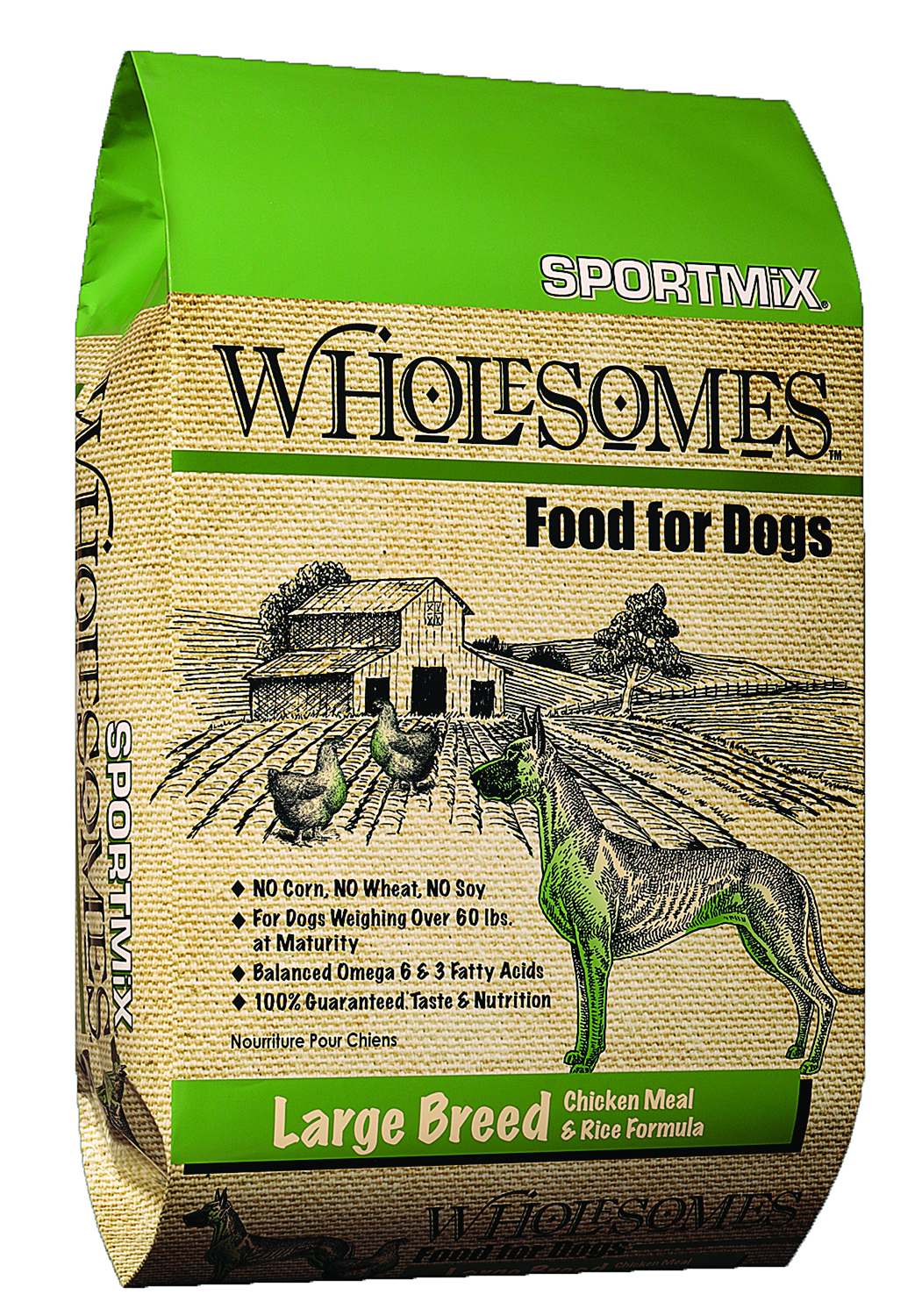 SPORTMIX WHOLESOMES LARGE BREED CHICKEN MEAL&RICE