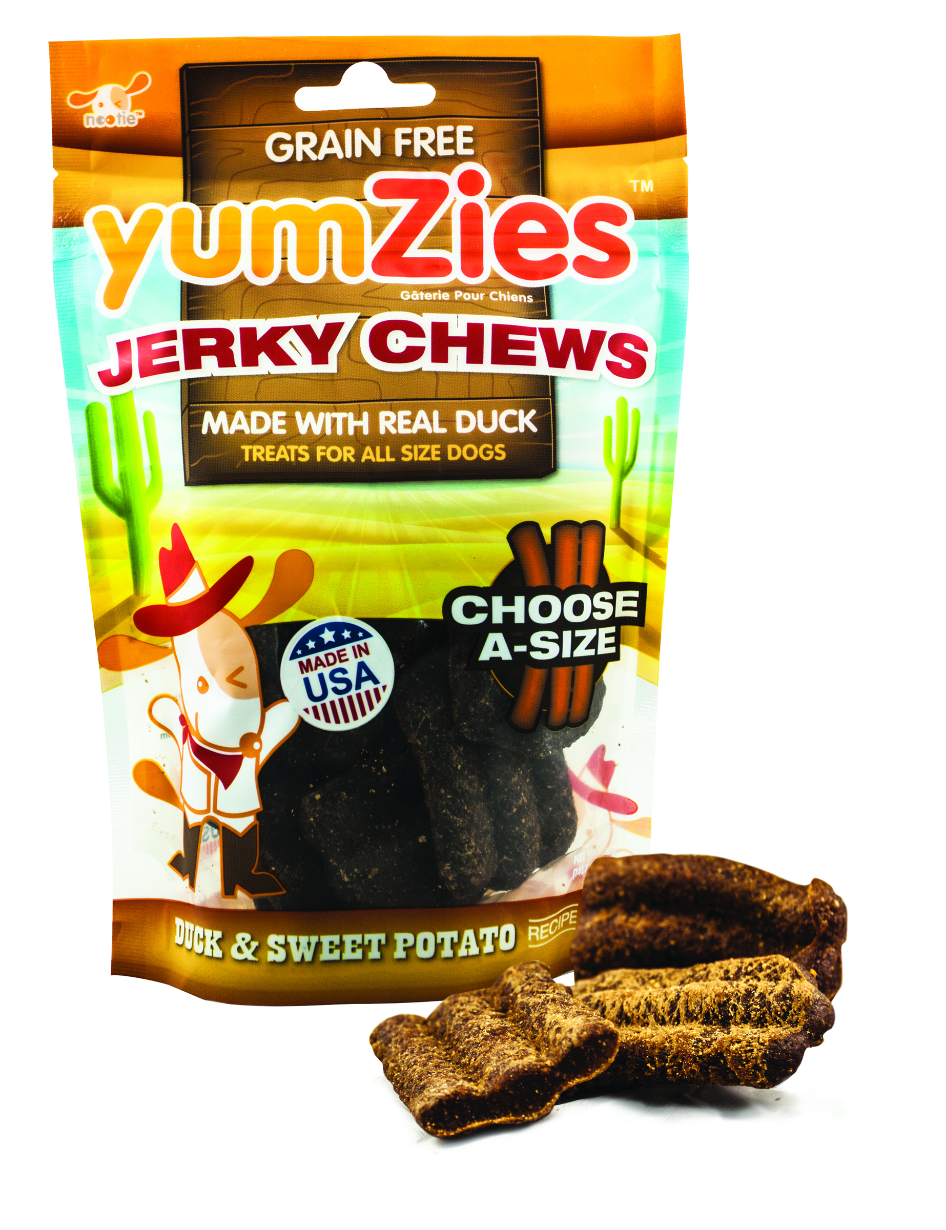 YUMZIES GRAIN FREE JERKY CHEWS FOR ALL DOGS