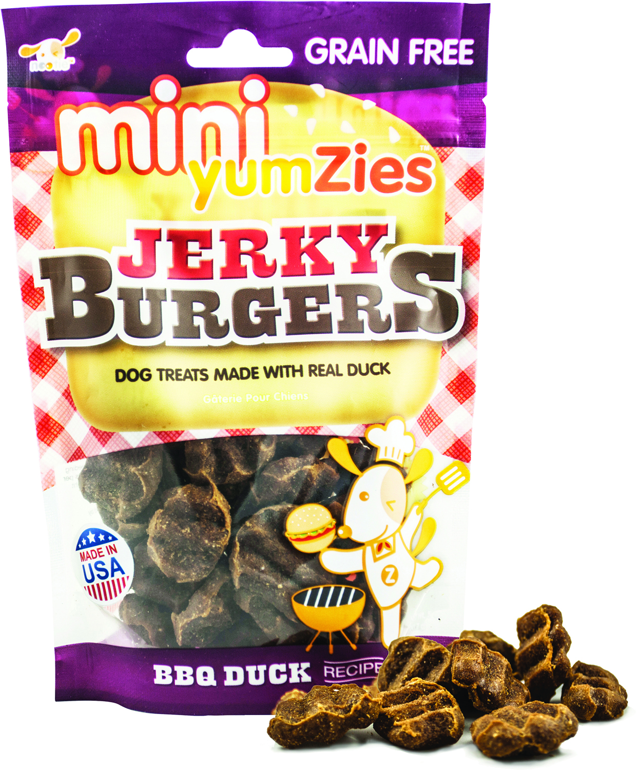 MINI YUMZIES GRAIN FREE JERKY BURGERS