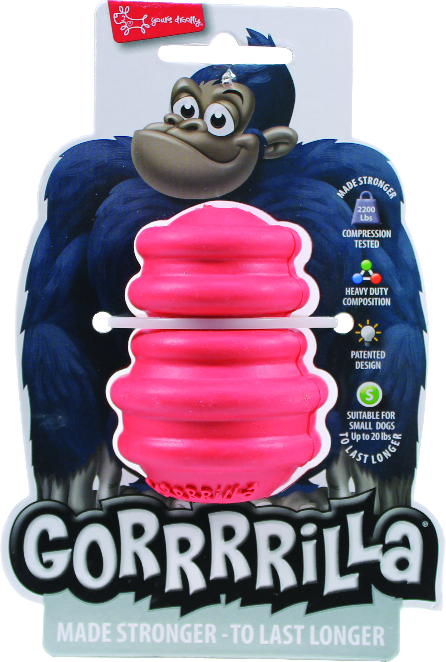 GORRRRILLA RUBBER DOG TOY