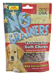 NO GRAINERS SOFT CHEWS GRAIN FREE DOG TREATS