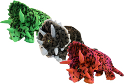 TRICERATOPS DOG TOY