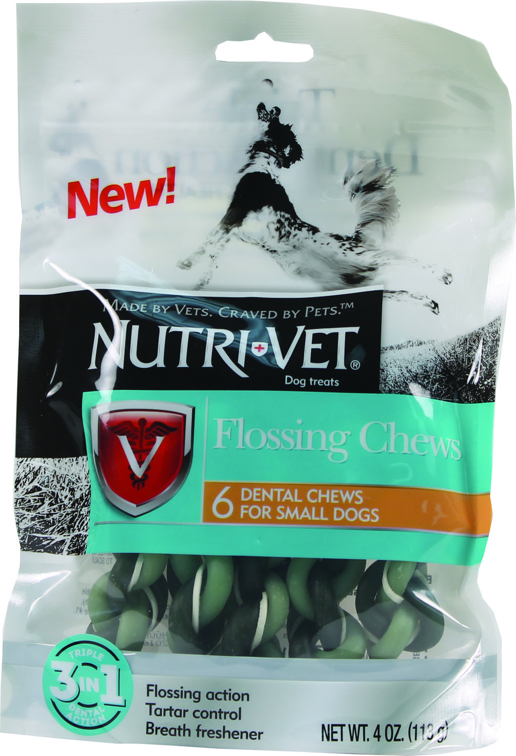FLOSSING CHEWS FOR SMALL DOGS