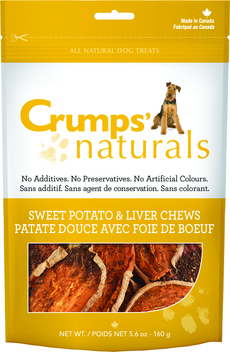 NATURALS SWEET POTATO & LIVER CHEWS