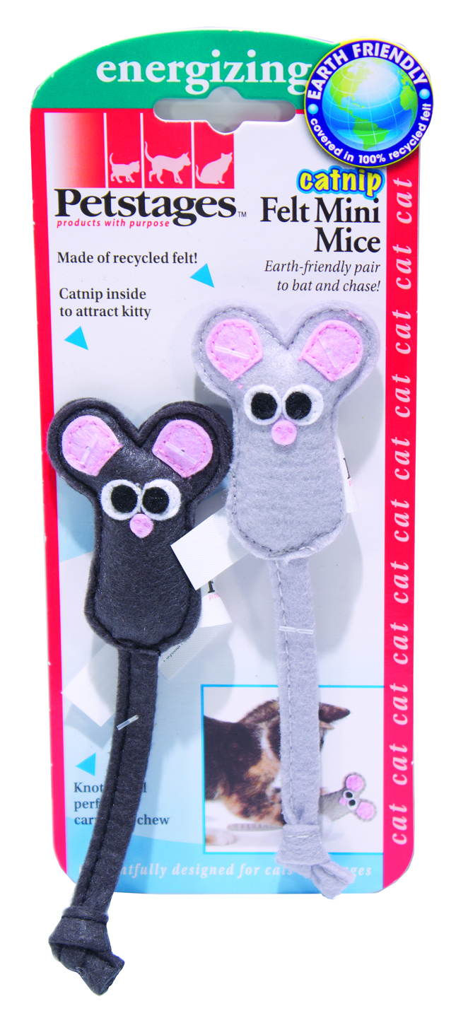 CATNIP FELT MINI MICE