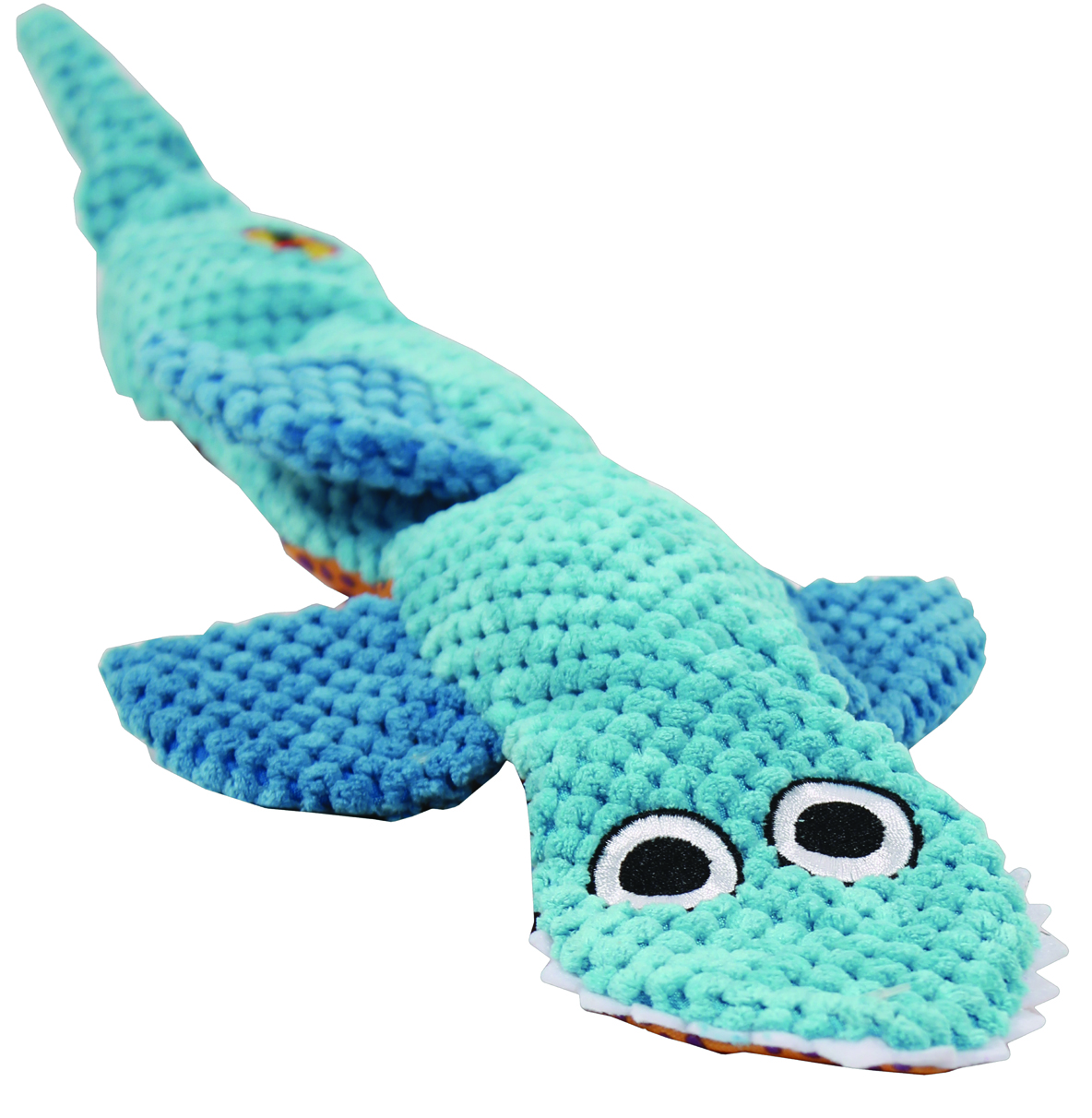 STUFFING FREE FLOPPY SHARK DOG TOY