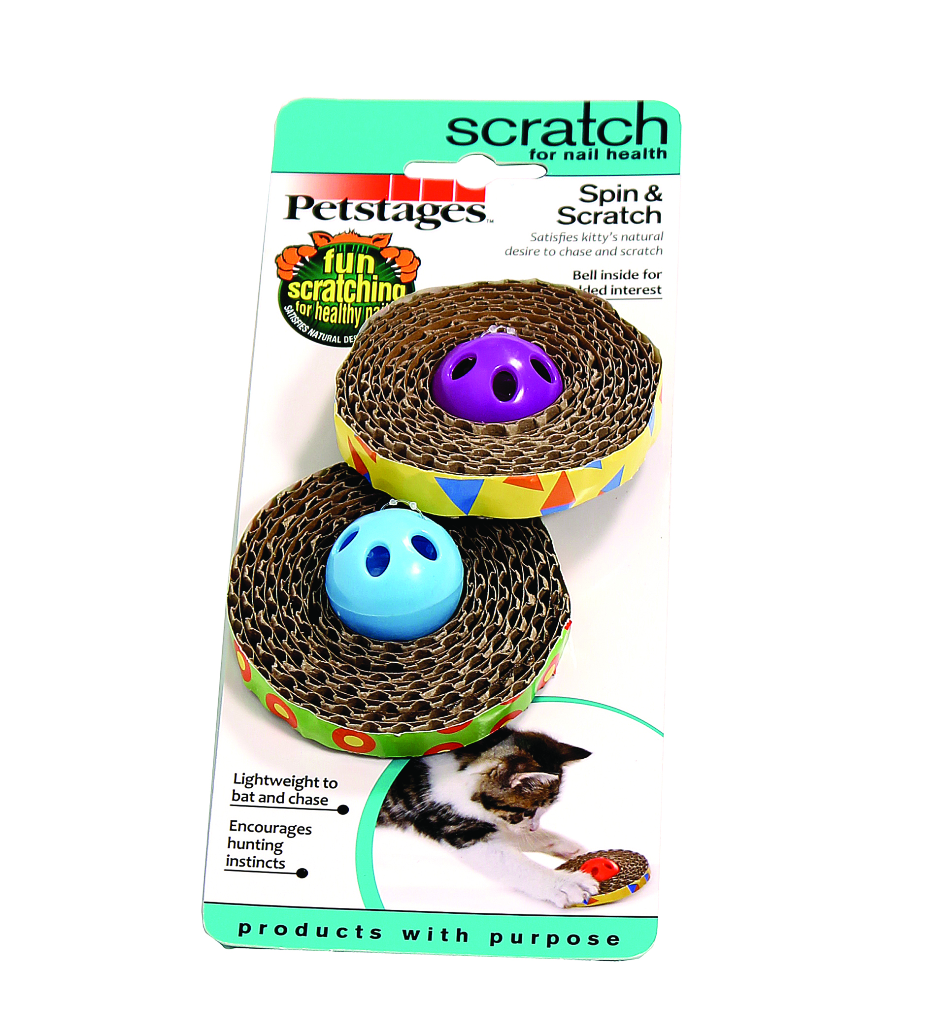 SPIN & SCRATCH CAT TOY