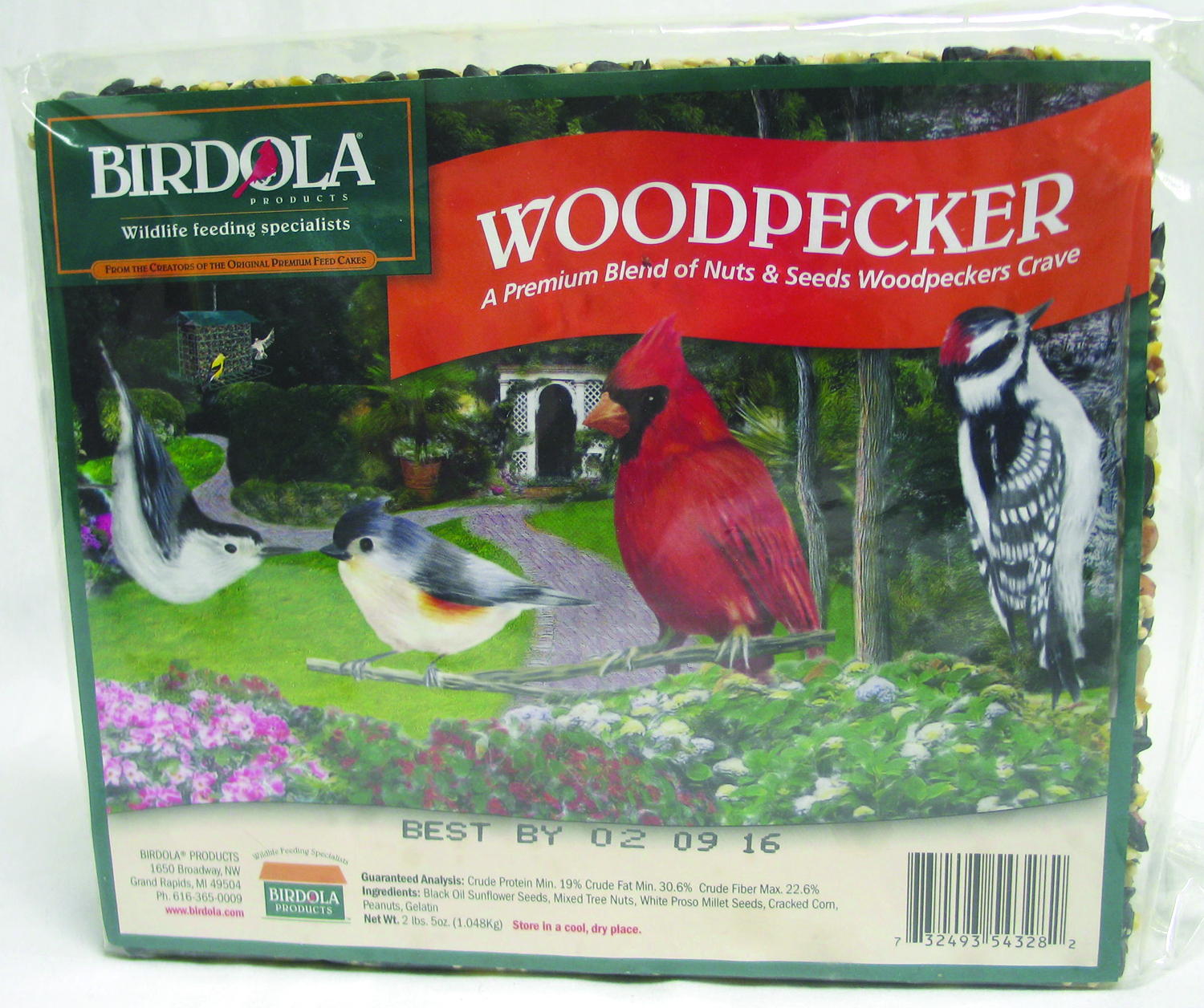 BIRDOLA WOODPECKER SEED CAKE