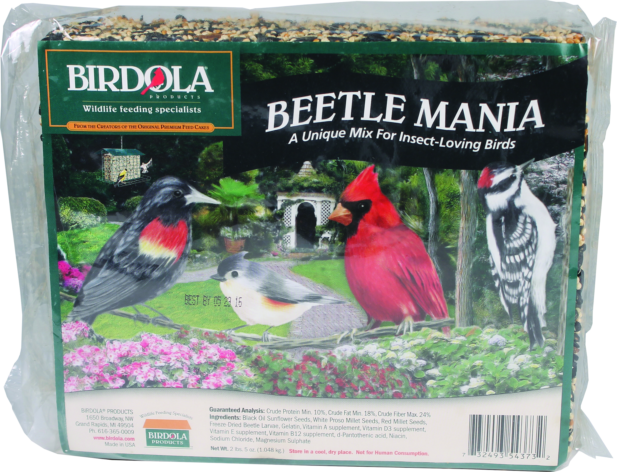 BIRDOLA BEETLE MANIA SEED CAKE