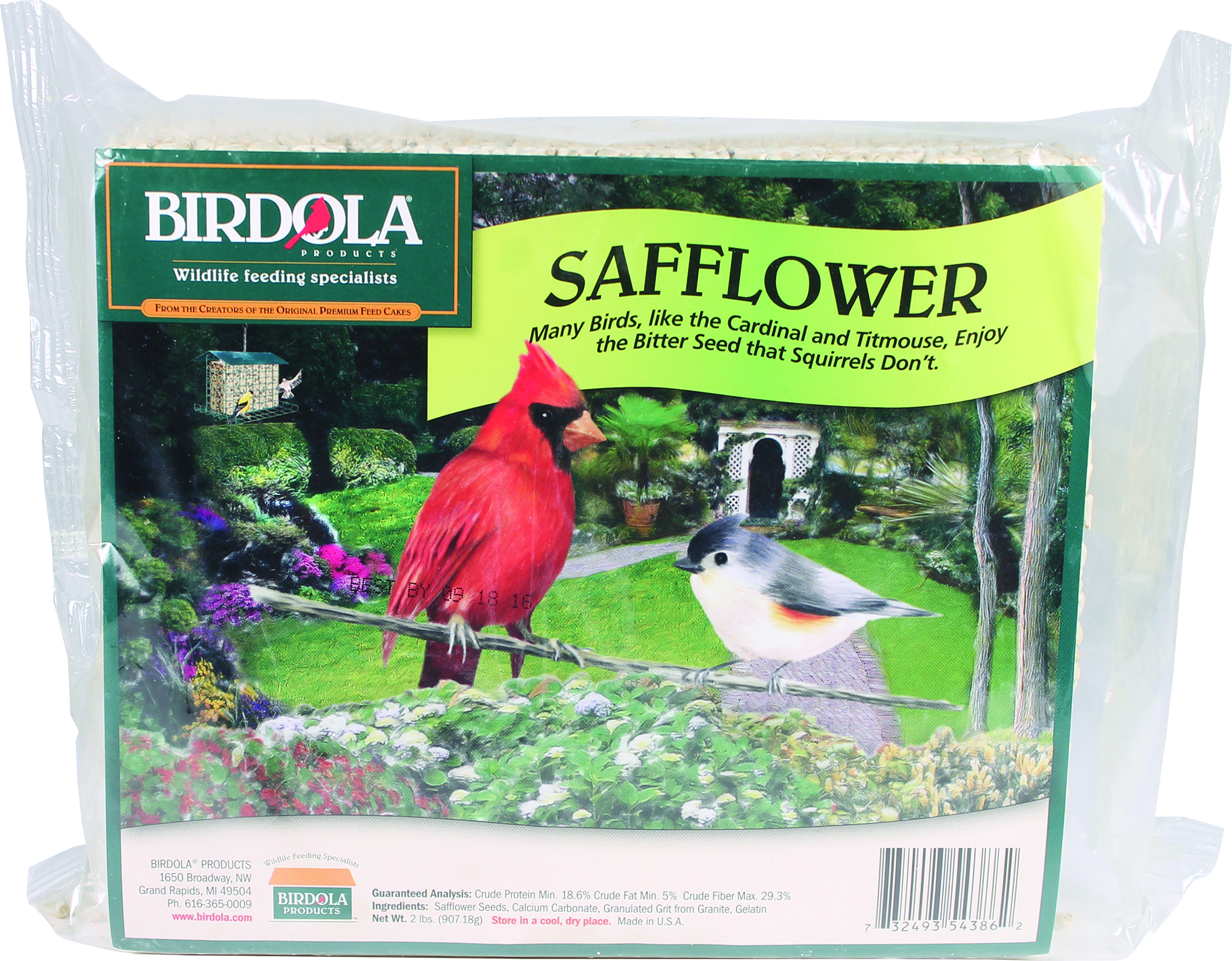 BIRDOLA SAFFLOWER SEED CAKE