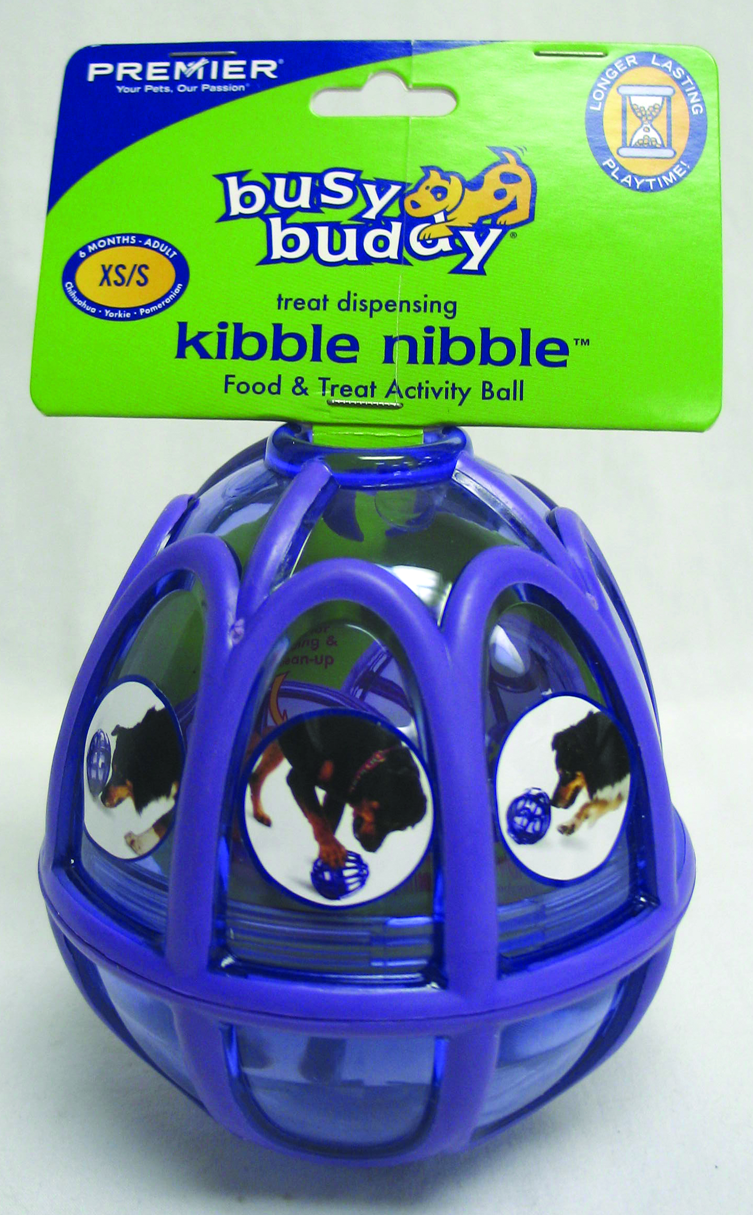 BUSY BUDDY KIBBLE NIBBLE FEEDER BALL