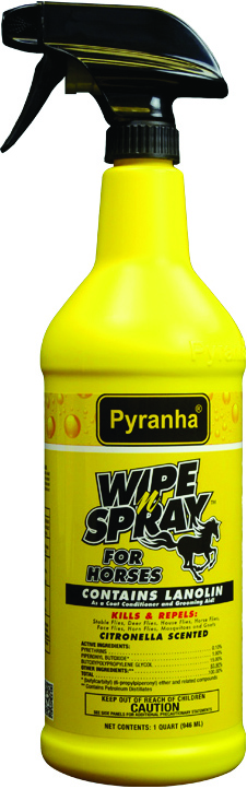 WIPE N SPRAY FLY PROTECTION SPRAY FOR HORSES