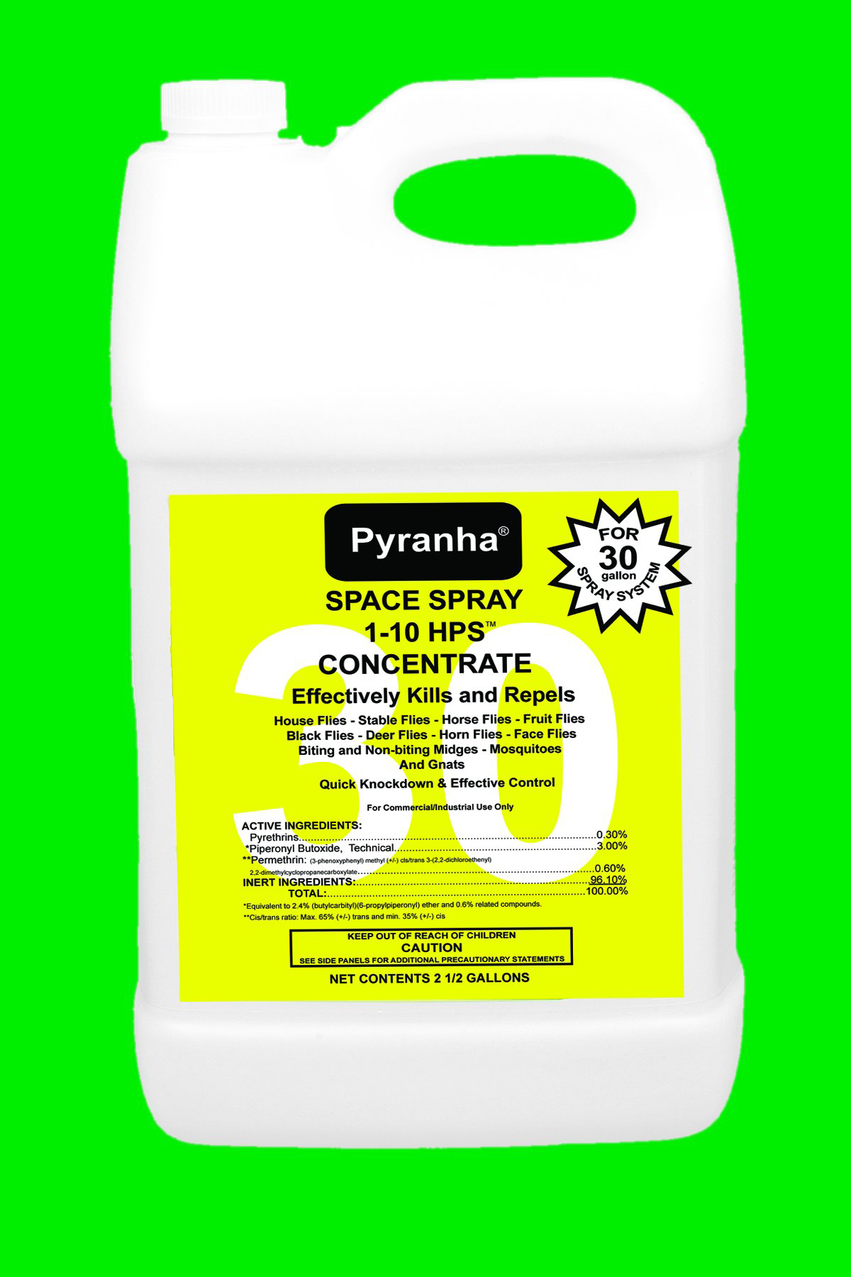 SPACE SPRAY 1-10 HP INSECTICIDE FOR 30 GAL SYSTEM