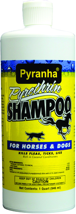 PYRETHRIN SHAMPOO FOR HORSES AND DOGS
