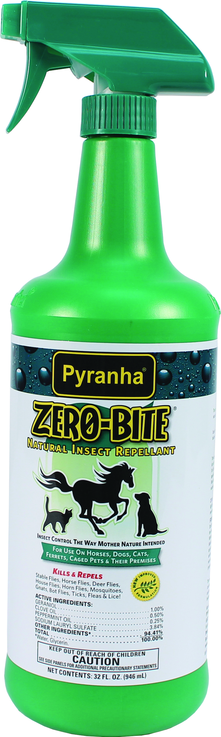 ZERO-BITE NATURAL INSECT SPRAY FOR HORSES