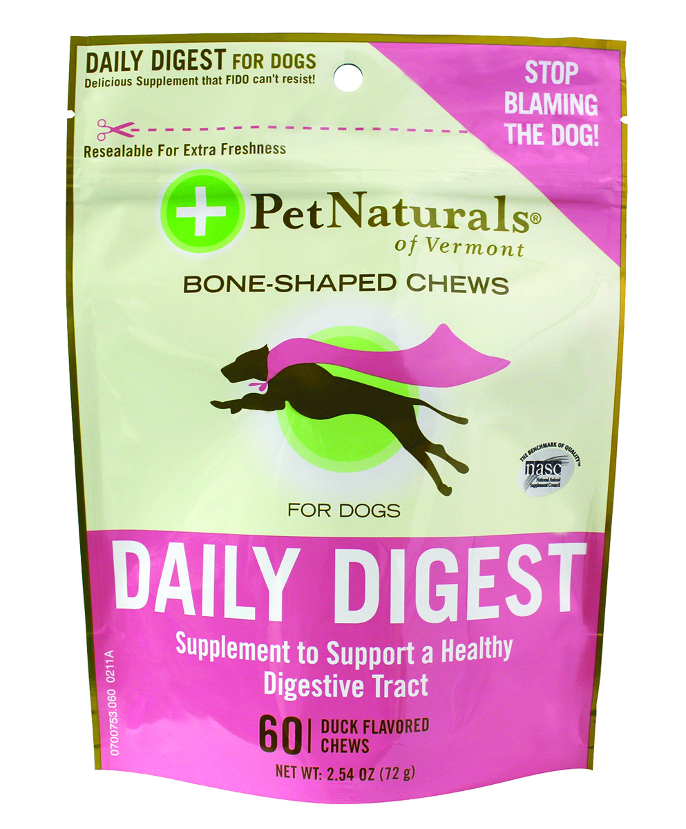 DAILY DIGEST BONE-SHAPED CHEWS FOR DOGS