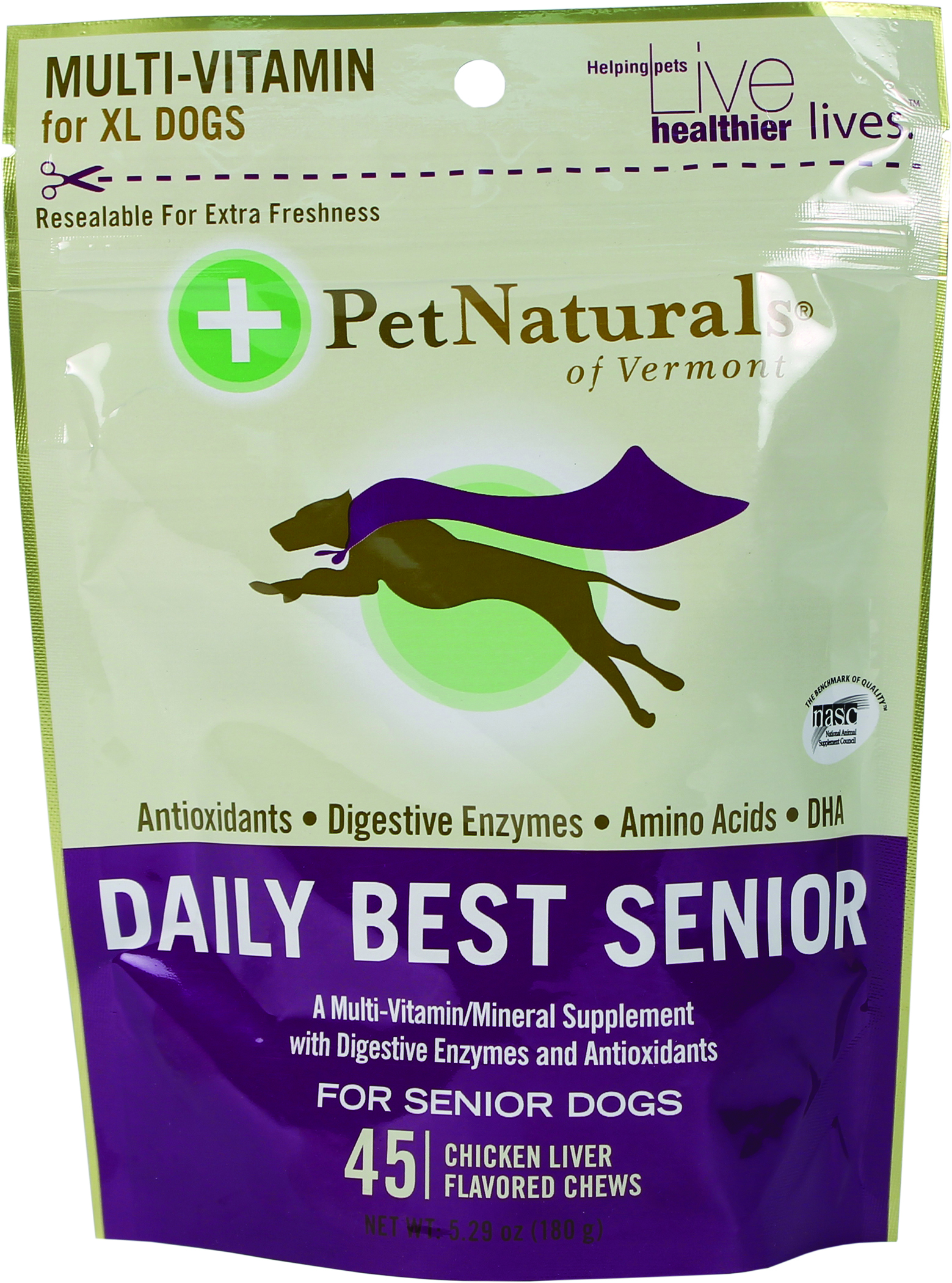 DAILY BEST SENIOR XL DOG MULTIVITAMIN SUPPLEMENT