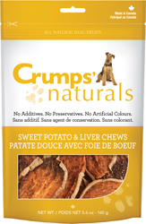 NATURALS SWEET POTATO & LIVER CHEWS