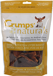 NATURALS SWEET POTATO & LIVER CHEWS