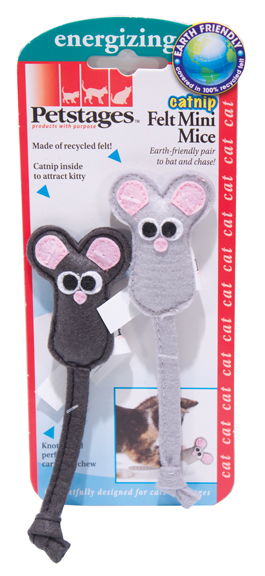 CATNIP FELT MINI MICE