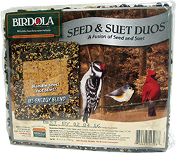 BIRDOLA SEED AND SUET DUOS