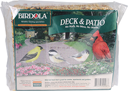 BIRDOLA DECK AND PATIO SEED CAKE