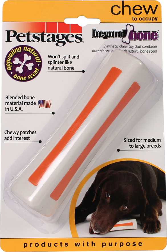 BEYOND BONE SYNTHETIC CHEW DOG TOY