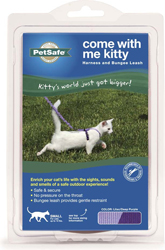 COME WITH ME KITTY HARNESS & BUNGEE LEASH