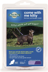 COME WITH ME KITTY HARNESS & BUNGEE LEASH