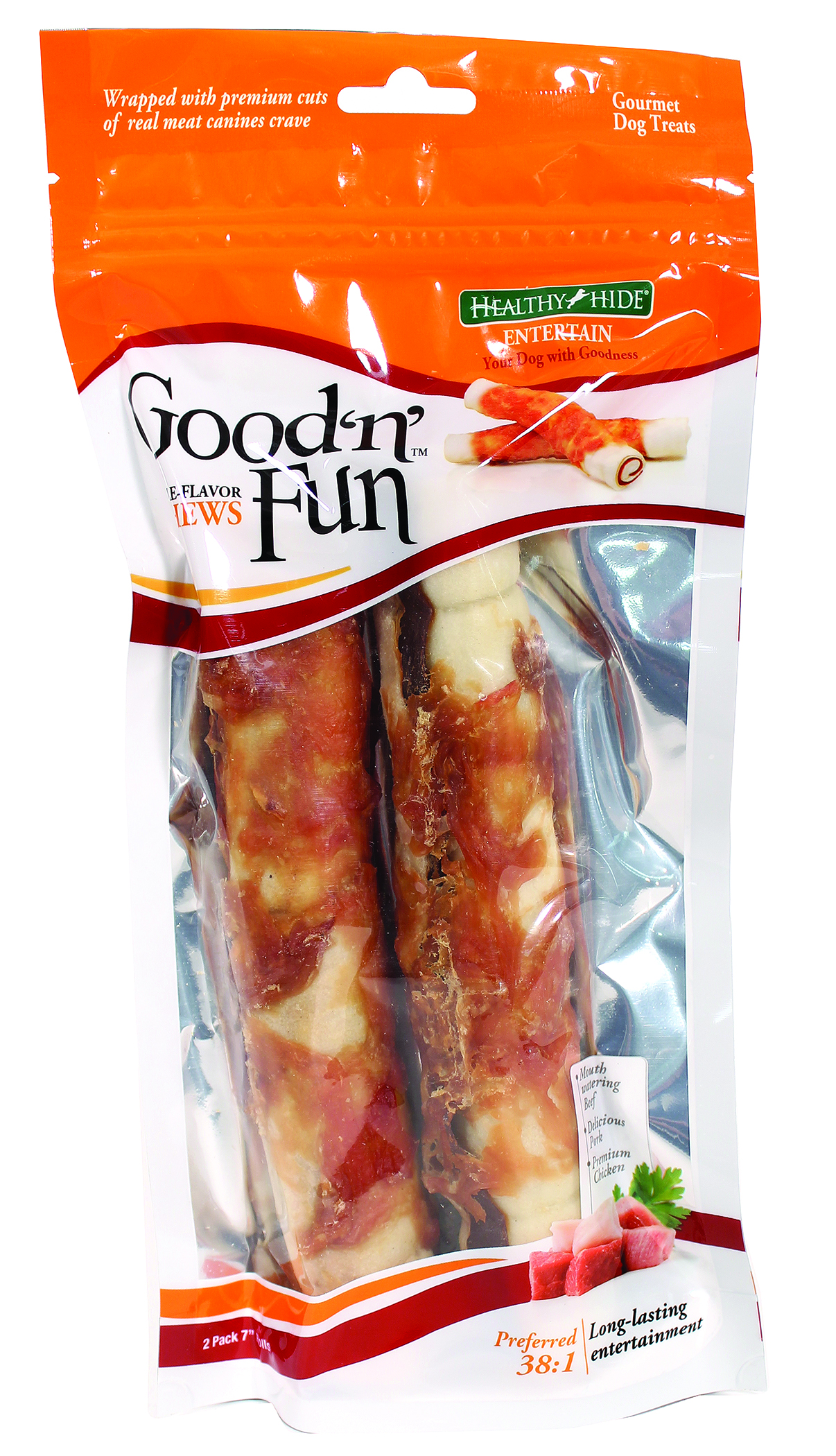 HEALTHY HIDE GOOD N FUN TRIPLE FLAVOR ROLLS