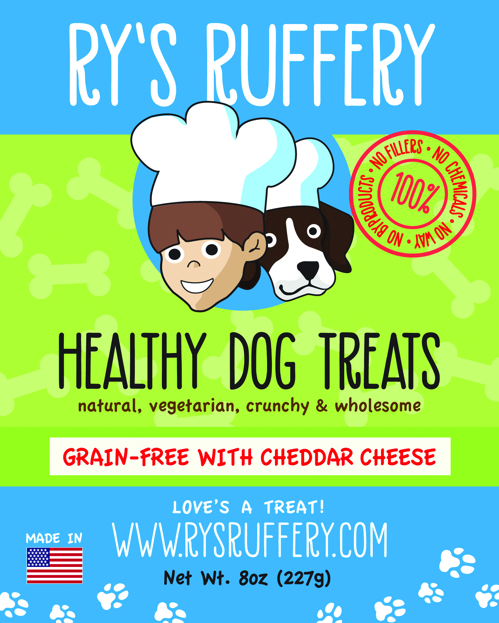 RYS BARKERY GRAIN FREE HEALTHY DOG TREATS