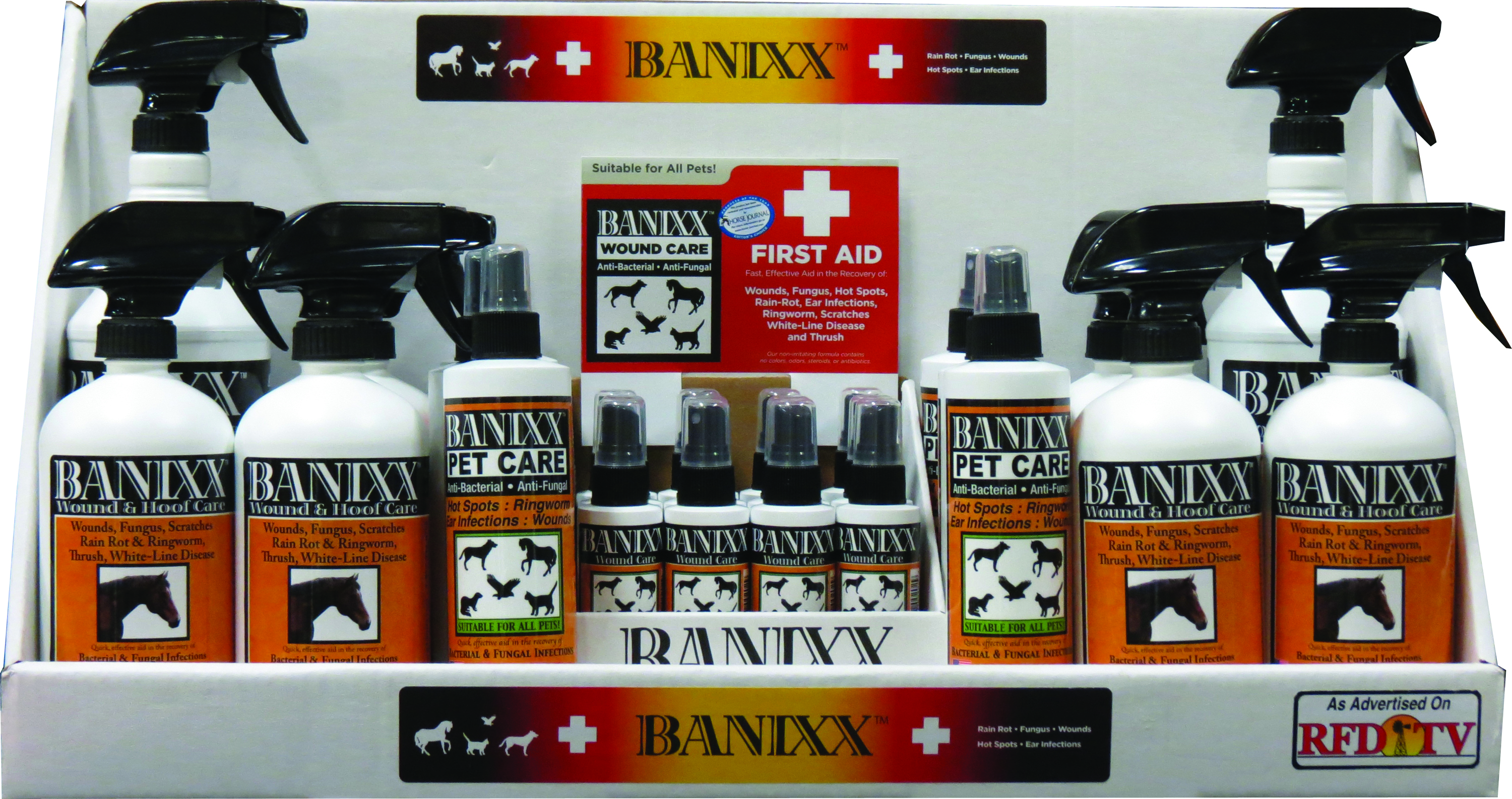 BANIXX STARTER KIT COUNTER DISPLAY