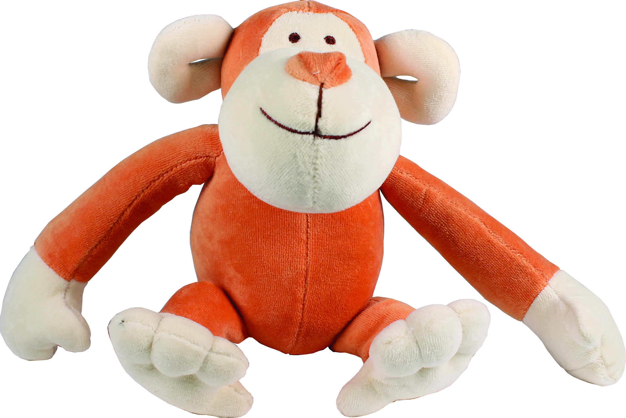 BROOKLYN DESIGN OSCAR MONKEY PLUSH SQUEAKER TOY