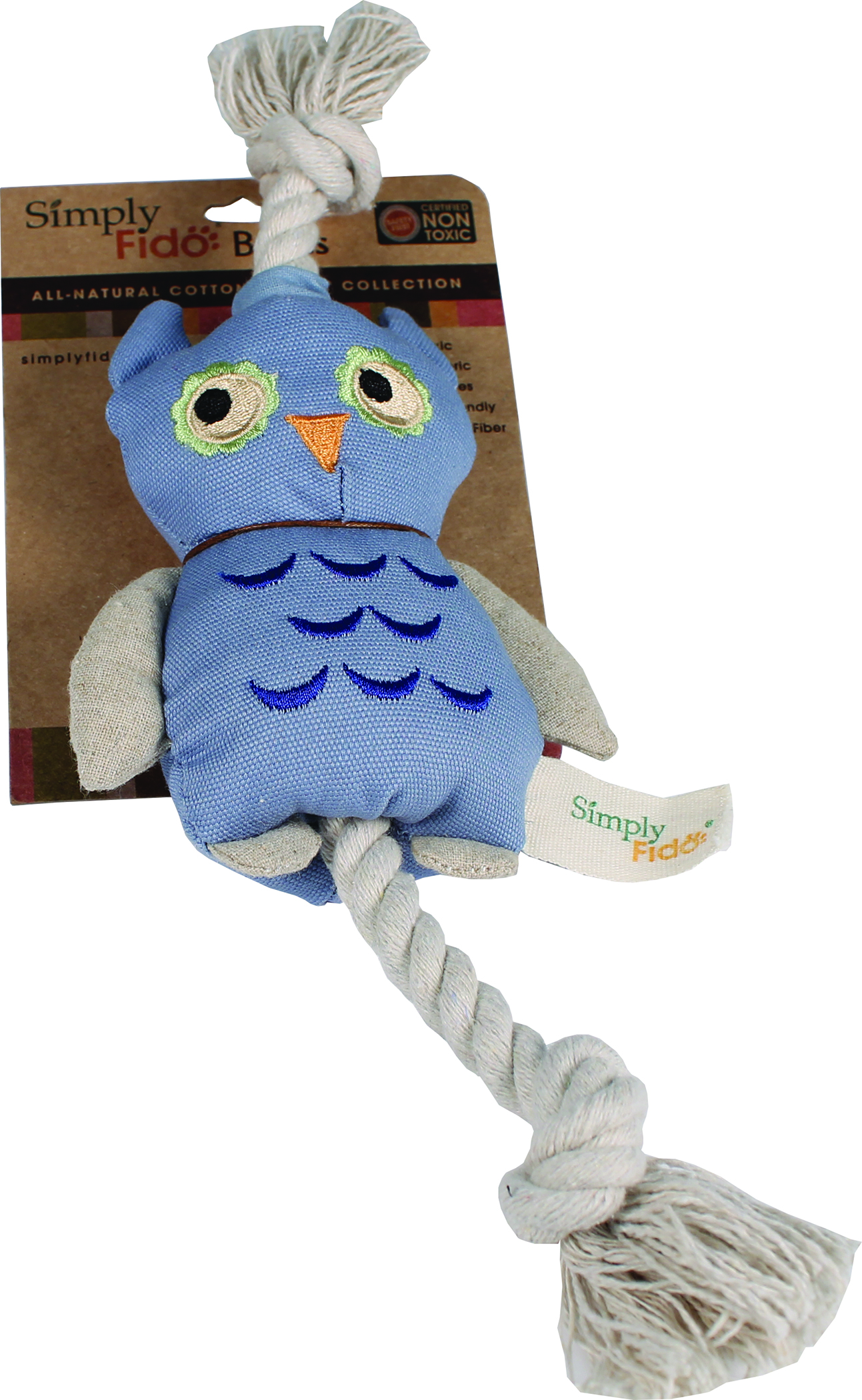 BASICS JOE OWL ROPE TOY